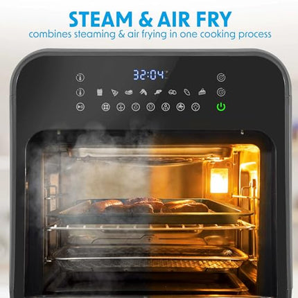 Baridi Steam Air Fryer Oven Combi, Self-Cleaning, 8 Preset